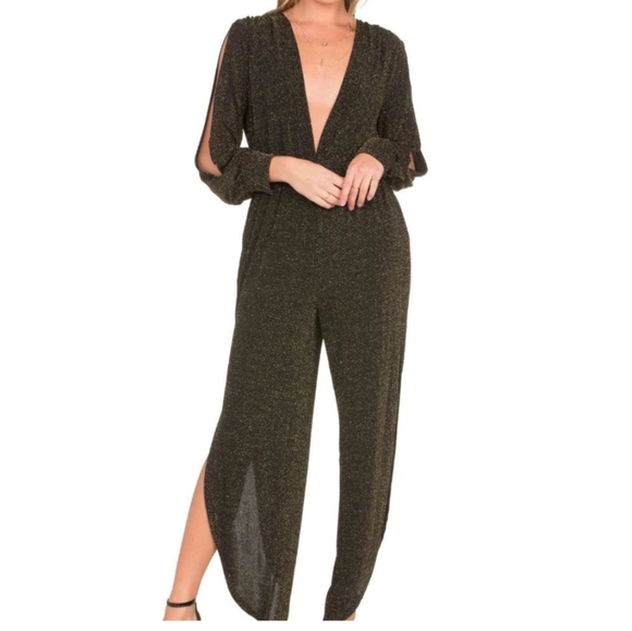 Dance & Marvel Other - Deep V Jumpsuit